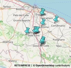 Mappa 70021 Zona Industriale BA, Italia (10.23818)