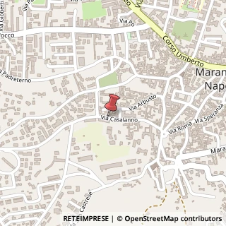 Mappa Via Casa Lanno, 52, 80016 Marano di Napoli, Napoli (Campania)