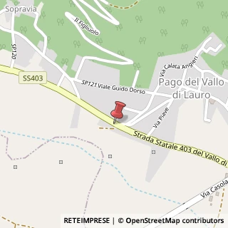 Mappa SS403, 61, 83020 Pago del Vallo di Lauro, Avellino (Campania)