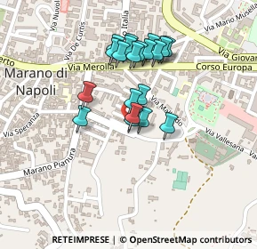 Mappa Via Campania, 80016 Marano di Napoli NA, Italia (0.19)