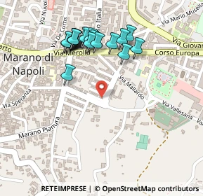 Mappa Via Campania, 80016 Marano di Napoli NA, Italia (0.2645)