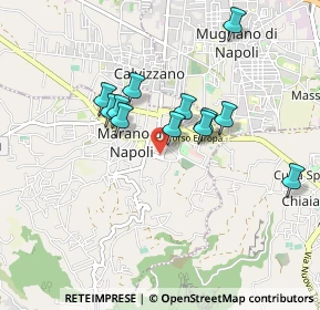 Mappa Via Campania, 80016 Marano di Napoli NA, Italia (0.81083)