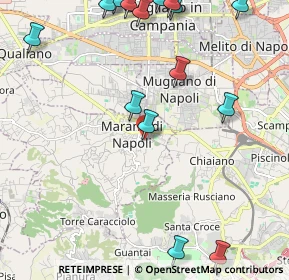 Mappa Via Campania, 80016 Marano di Napoli NA, Italia (3.07867)