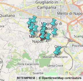 Mappa Via Campania, 80016 Marano di Napoli NA, Italia (1.06333)