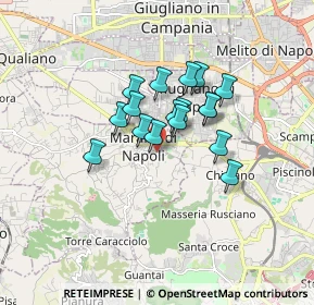 Mappa Via Salerno, 80016 Marano di Napoli NA, Italia (1.25882)