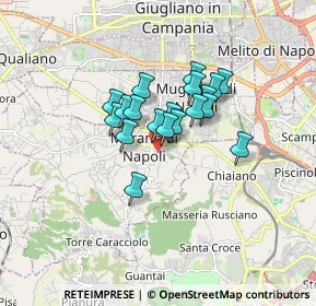 Mappa Via Salerno, 80016 Marano di Napoli NA, Italia (1.22105)