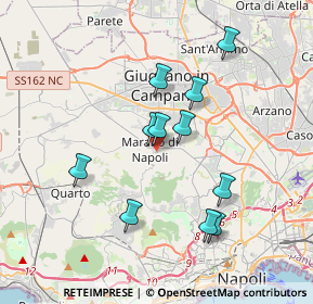 Mappa Via Salerno, 80016 Marano di Napoli NA, Italia (3.51818)