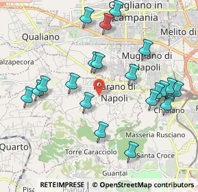 Mappa Via Monte, 80016 Marano di Napoli NA, Italia (2.2935)