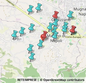 Mappa Via Monte, 80016 Marano di Napoli NA, Italia (1.0175)