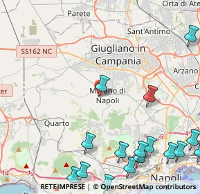 Mappa Via Monte, 80016 Marano di Napoli NA, Italia (6.795)