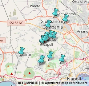 Mappa Via Monte, 80016 Marano di Napoli NA, Italia (2.81643)