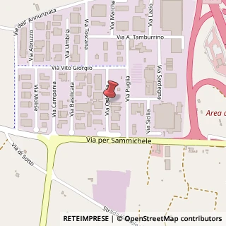Mappa Via Basilicata, 4, 70021 Acquaviva delle Fonti, Bari (Puglia)