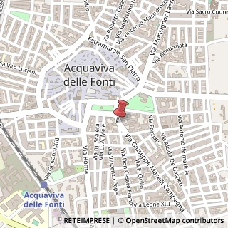 Mappa Via Maselli Campagna, 2, 70021 Acquaviva delle Fonti, Bari (Puglia)