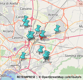 Mappa Via Alcide De Gasperi, 80013 Casalnuovo di Napoli NA, Italia (3.28385)