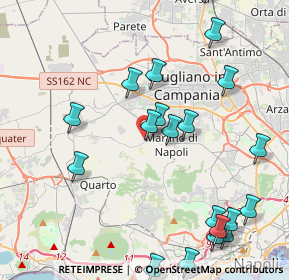 Mappa Via Corree di Sotto, 80016 Marano di Napoli NA, Italia (5.3385)