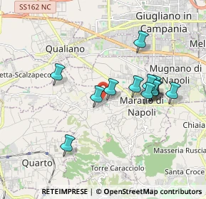 Mappa Via Corree di Sotto, 80016 Marano di Napoli NA, Italia (1.75462)