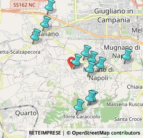 Mappa Via Corree di Sotto, 80016 Marano di Napoli NA, Italia (2.01333)