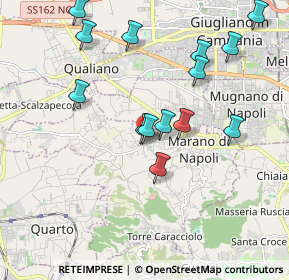 Mappa Via Corree di Sotto, 80016 Marano di Napoli NA, Italia (2.10857)