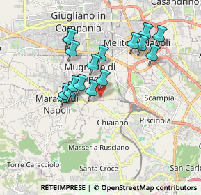 Mappa Via Eduardo Scarpetta, 80018 Mugnano di Napoli NA, Italia (1.73706)