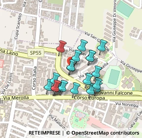 Mappa Via Falcone Giovanni, 80016 Marano di Napoli NA, Italia (0.18)