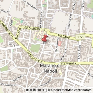 Mappa Via Francesco Baracca, 45, 80016 Marano di Napoli, Napoli (Campania)