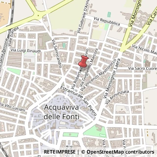 Mappa Via Giacomo Puccini, 31, 70021 Acquaviva delle Fonti, Bari (Puglia)