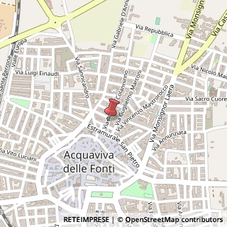 Mappa Via Roberto Colaninno, 10, 70021 Acquaviva delle Fonti, Bari (Puglia)