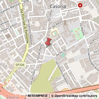 Mappa Via Pietro Casilli, 10, 82016 Afragola, Napoli (Campania)