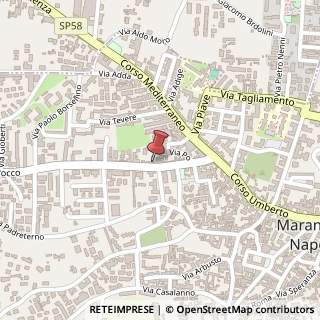 Mappa Via San Rocco, 48, 80016 Marano di Napoli, Napoli (Campania)