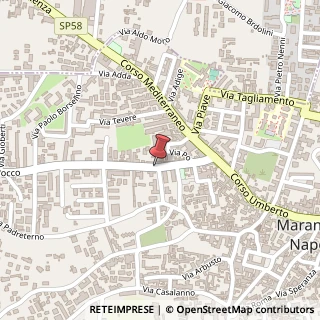 Mappa Via Arturo Labriola, 59, 80016 Marano di Napoli, Napoli (Campania)