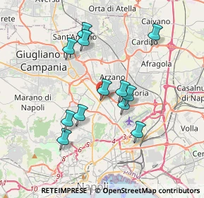 Mappa Via Limitone di Arzano, 80144 Napoli NA, Italia (3.50833)