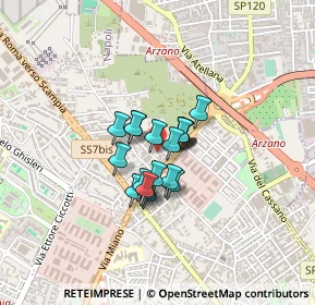 Mappa Via Limitone di Arzano, 80144 Napoli NA, Italia (0.247)