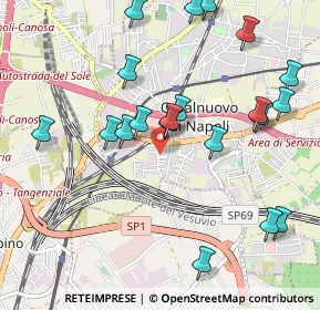 Mappa Via Casa dell'Acqua, 80013 Casalnuovo di Napoli NA, Italia (1.1935)