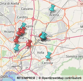 Mappa Via Casa dell'Acqua, 80013 Casalnuovo di Napoli NA, Italia (3.5825)