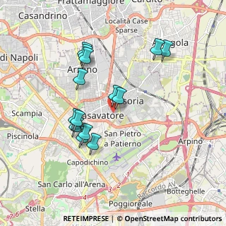 Mappa Via A. del Giudice, 80026 Casoria NA, Italia (1.855)