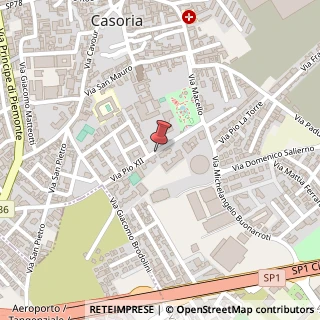 Mappa Via Papa Pio XII, 86, 80026 Casoria, Napoli (Campania)