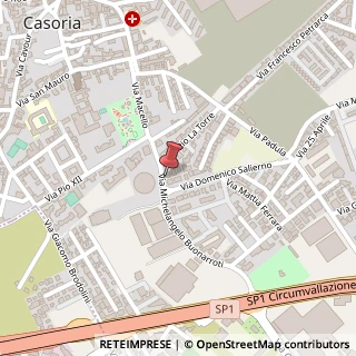 Mappa Via Michelangelo, 16, 80026 Casoria, Napoli (Campania)