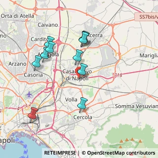Mappa Via G. Cavalcanti, 80013 Casalnuovo di Napoli NA, Italia (3.99818)