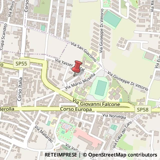 Mappa Via Giovanni Falcone, 35, 80016 Marano di Napoli, Napoli (Campania)