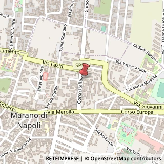 Mappa Corso Italia, 38A, 80016 Marano di Napoli, Napoli (Campania)