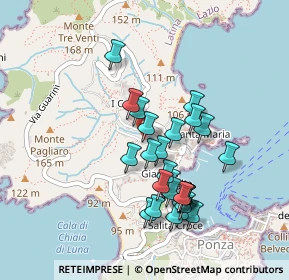 Mappa Via Staglio, 04027 Ponza LT, Italia (0.44615)