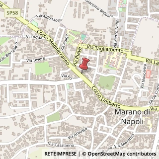 Mappa Corso Mediterraneo, 10, 80016 Marano di Napoli, Napoli (Campania)