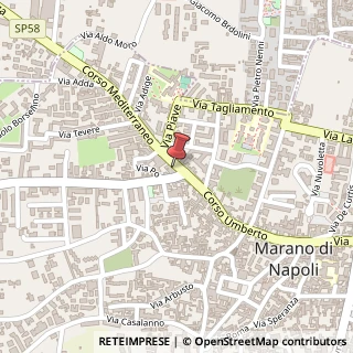 Mappa Corso Mediterraneo, 5, 80016 Marano di Napoli, Napoli (Campania)