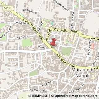 Mappa Corso Mediterraneo, 105, 80016 Marano di Napoli, Napoli (Campania)