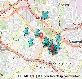 Mappa Via Privata Ricci, 80144 Napoli NA, Italia (0.7545)
