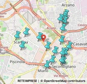 Mappa Via Roma Verso Scampia, 80145 Napoli NA, Italia (1.108)