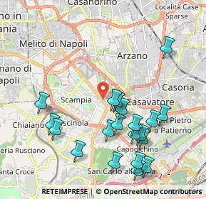 Mappa Via Roma Verso Scampia, 80145 Napoli NA, Italia (2.344)