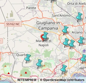 Mappa Via Baracca, 80016 Marano di Napoli NA, Italia (5.76364)