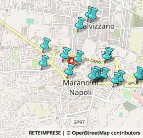 Mappa Via Baracca, 80016 Marano di Napoli NA, Italia (0.4995)