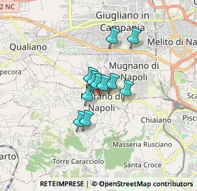 Mappa Via Baracca, 80016 Marano di Napoli NA, Italia (1.02727)